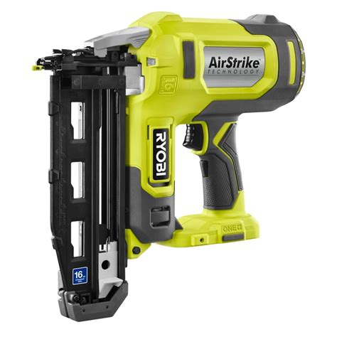 Avoid the need for a noisy compressor, annoying air hose or costly gas canisters with the 18V Cordless 16G Nail. . 16 gauge ryobi nailer